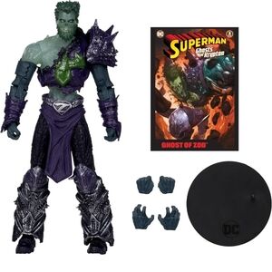 DC Superman Ghosts of ZOD Figure Includes Superman Krypton Comic Book NEW